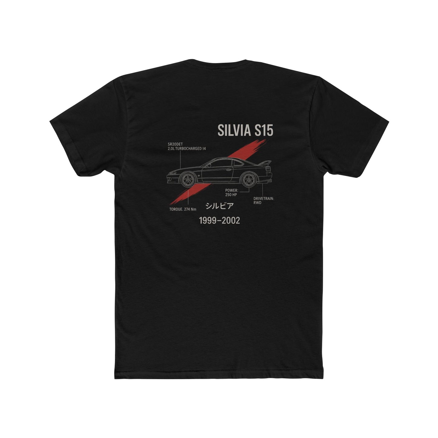 Nissan Silvia S15 Unisex Cotton Crew Tee