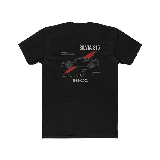 Nissan Silvia S15 Unisex Cotton Crew Tee